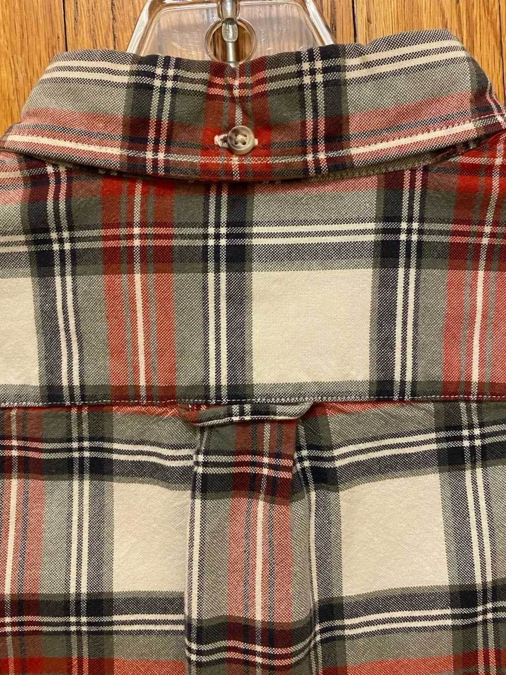 J. Crew Vintage Plaid Oxford Long Sleeve Button Down Excellent L Retail $110
